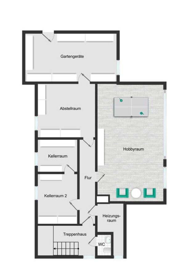 Renoviertes Dreifamilienhaus mit Dachterrassen - ideal als Kapitalanlage oder Mehrgenerationenhaus - Keller