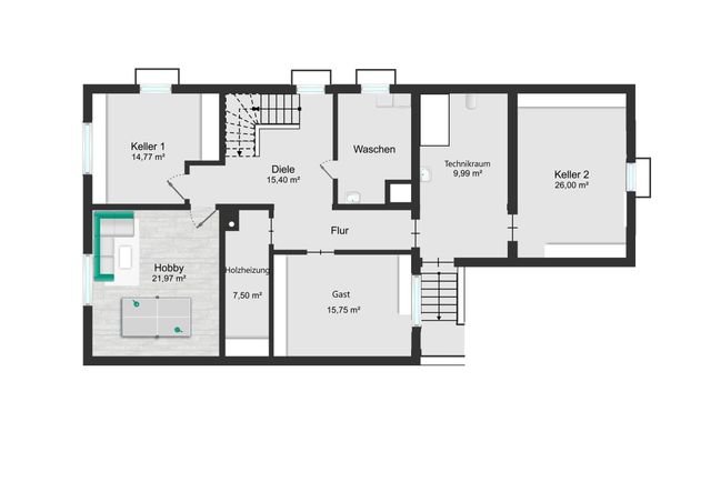 Einfamilienhaus in einzigartiger Naturlage mit Offenstall - Ideal für Pferdehalter - Keller