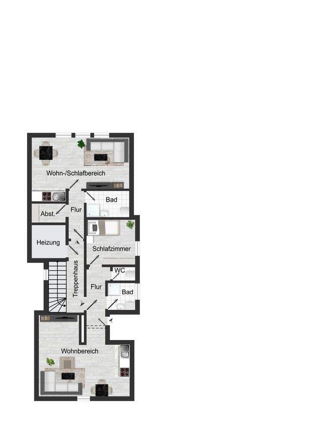 Attraktives Wohn- und Geschäftshaus in Innenstadtlage - Dachgeschoss