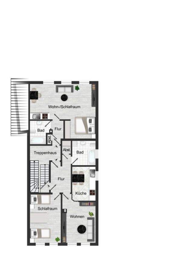 Attraktives Wohn- und Geschäftshaus in Innenstadtlage - 2. Obergeschoss