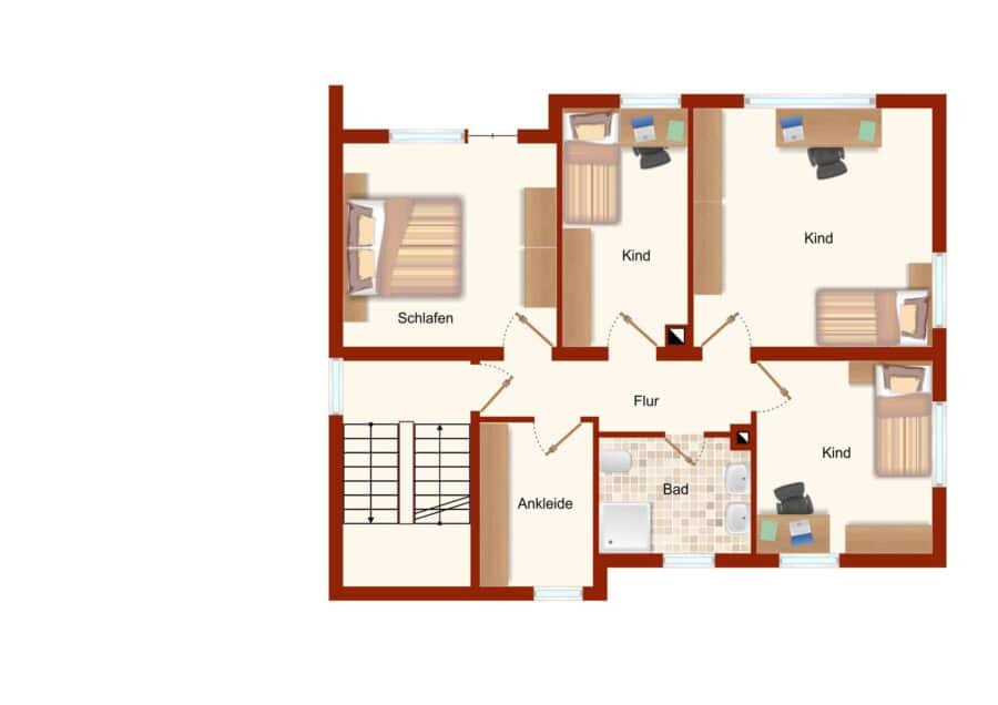 Mehrfamilienhaus mit drei Wohneinheiten - Kapitalanlage oder Mehrgenerationenwohnen - Obergeschoss