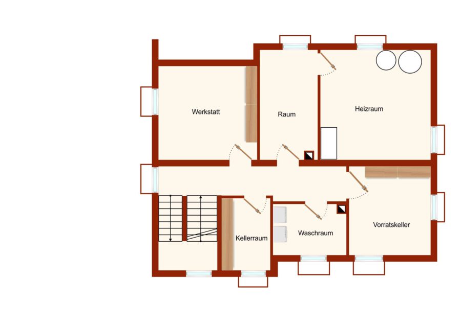 Mehrfamilienhaus mit drei Wohneinheiten - Kapitalanlage oder Mehrgenerationenwohnen - Keller