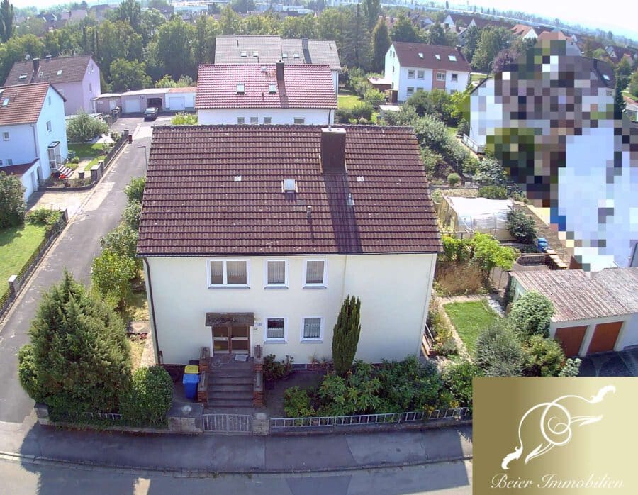 Mehrfamilienhaus mit zwei Wohneinheiten in familienfreundlicher Lage - Luftbild