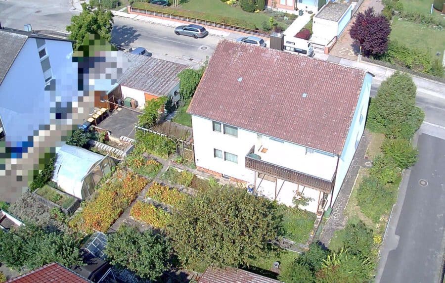 Mehrfamilienhaus mit zwei Wohneinheiten in familienfreundlicher Lage - Luftbild