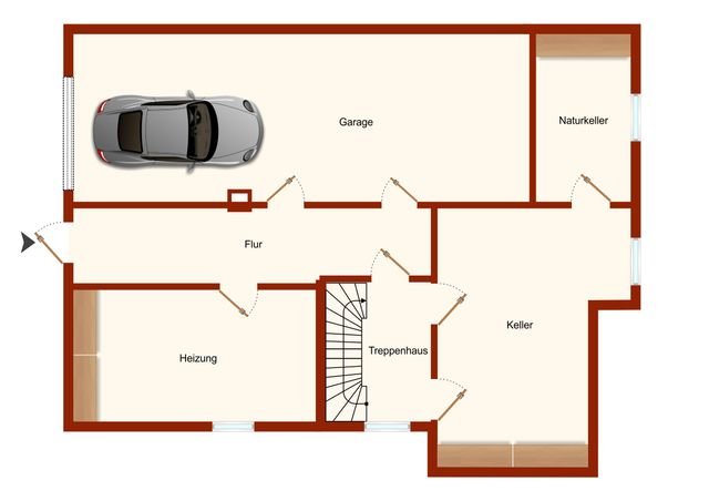 Ein- Zweifamilienhaus in ruhiger Naturlage - Keller