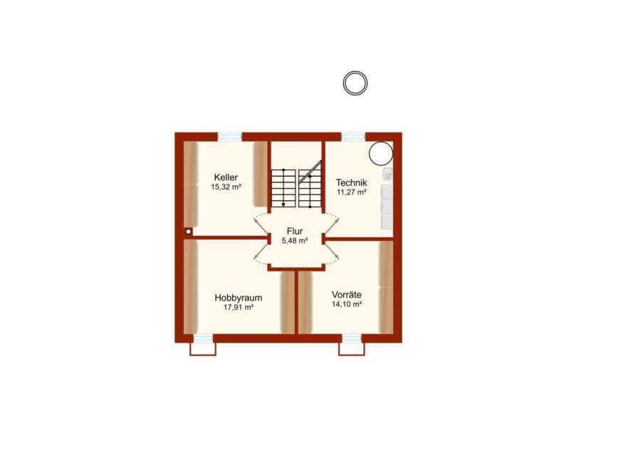 Neuwertiger Wohntraum in familienfreundlicher Siedlungslage - Kellergeschoss