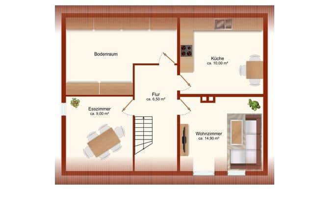 Einfamilienhaus mit Garten in zentrumsnaher Lage - Dachgeschoss